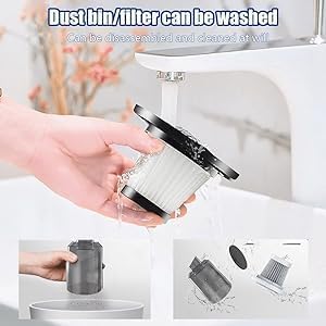 3 IN 1 Portable Car Vacuum Cleaner with Blower | USB Rechargeable Wireless Handheld Car Vacuum Cleaner Traveling, Camping,Rechargeable,Portable,Reusable(Vacuum with Blower)(Multy)