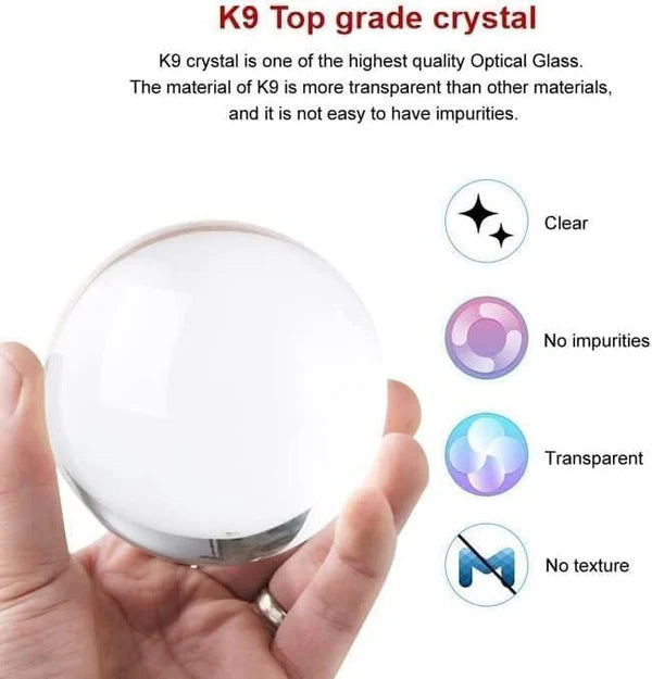 Crystal Glass Ball Night LED Lamp I Home Decoration Night LED Lamp