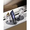 Astronaut Phone Holder Spaceman Cell Phone Stand,Astronaut Design Mobile Phone Tablet Bracket,Astronaut Figurine Showpiece for Home Décor Idols for Office Desk Table