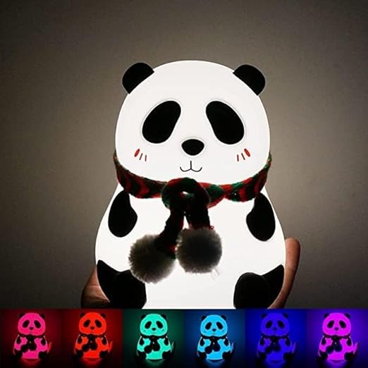 Panda Lamp, Panda Gifts, Panda Touch Silicone Lamp, Birthday Gift for Girls and Boys, Panda Light Lamp, Kids Night Light | Gifts for Woman