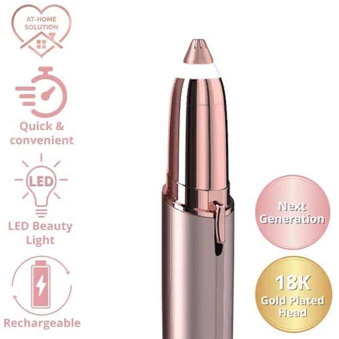Rechargeable Eyebrow Trimmer For Women, Epilator For Women, Facial Hair Removal Machine For Women,Face, Lips, Nose Hair Remover Women Trimmer