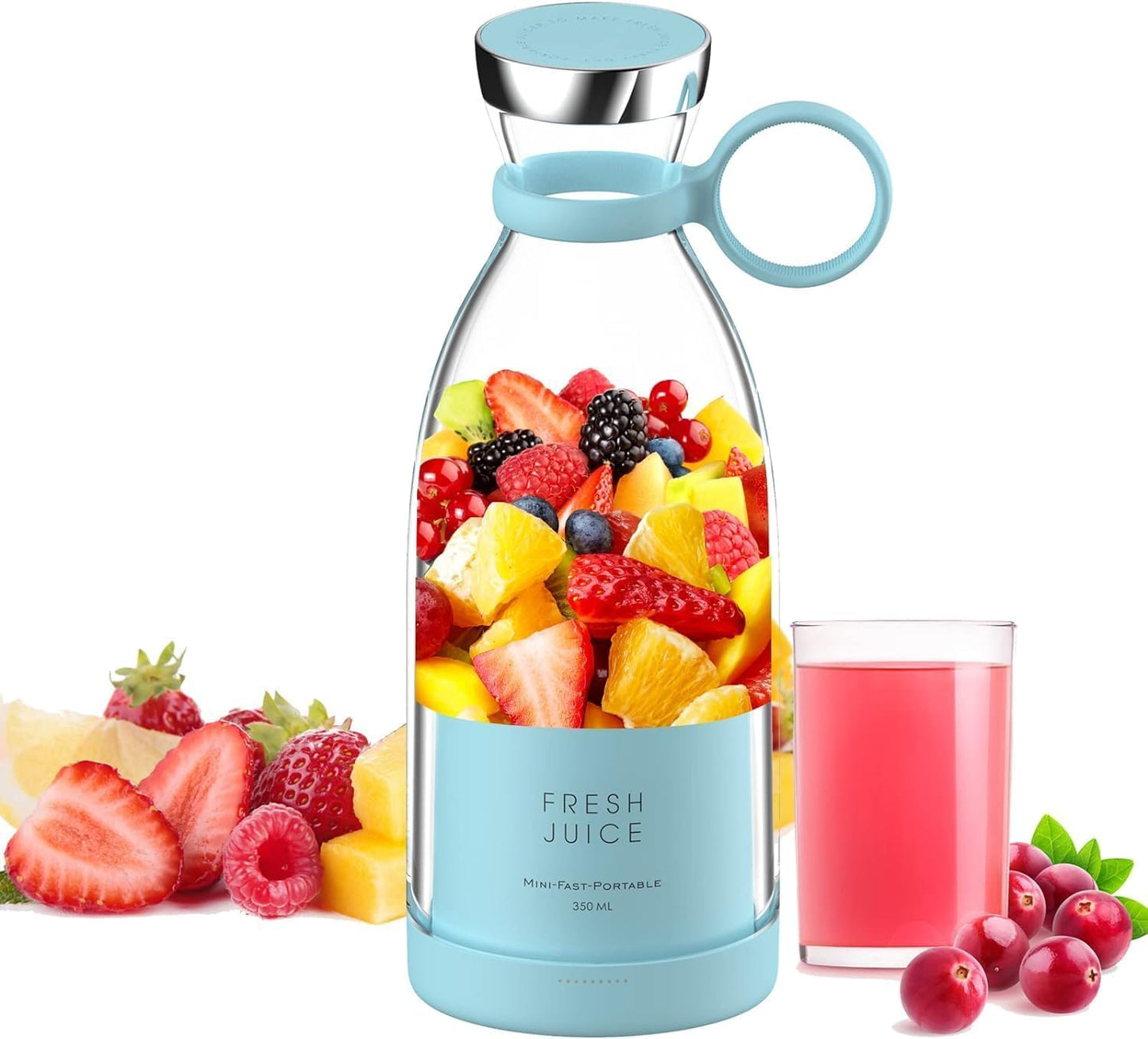 Portable Blender, USB Rechargeable Mini Juicer Blender.
