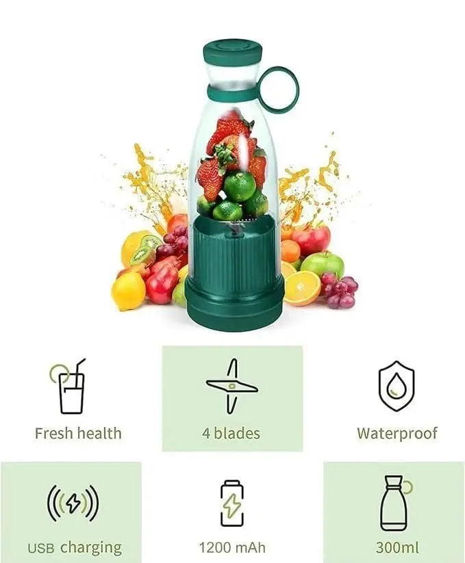 Portable Blender, USB Rechargeable Mini Juicer Blender.