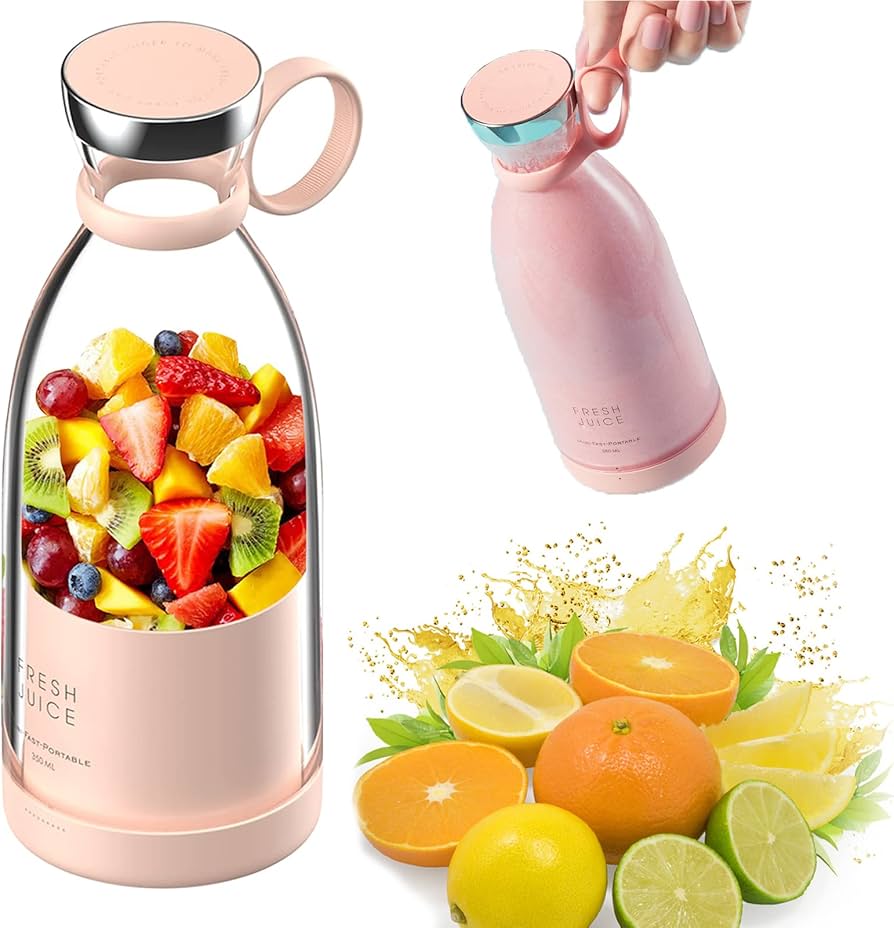 Portable Blender, USB Rechargeable Mini Juicer Blender.