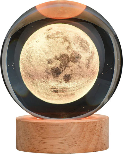 Crystal Glass Ball Night LED Lamp  I Home Decoration Night LED Lamp